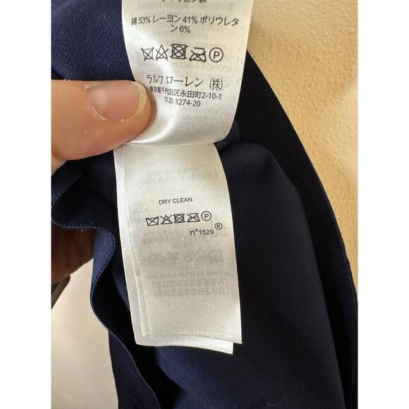 Ralph Lauren Womens Plus Navy High Waist Cotton Blend Ponte Work Legging Sze 18W - Picture 8 of 10